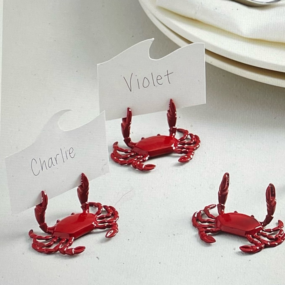 Crab Place Card Holders, set of 4 (2 sets)